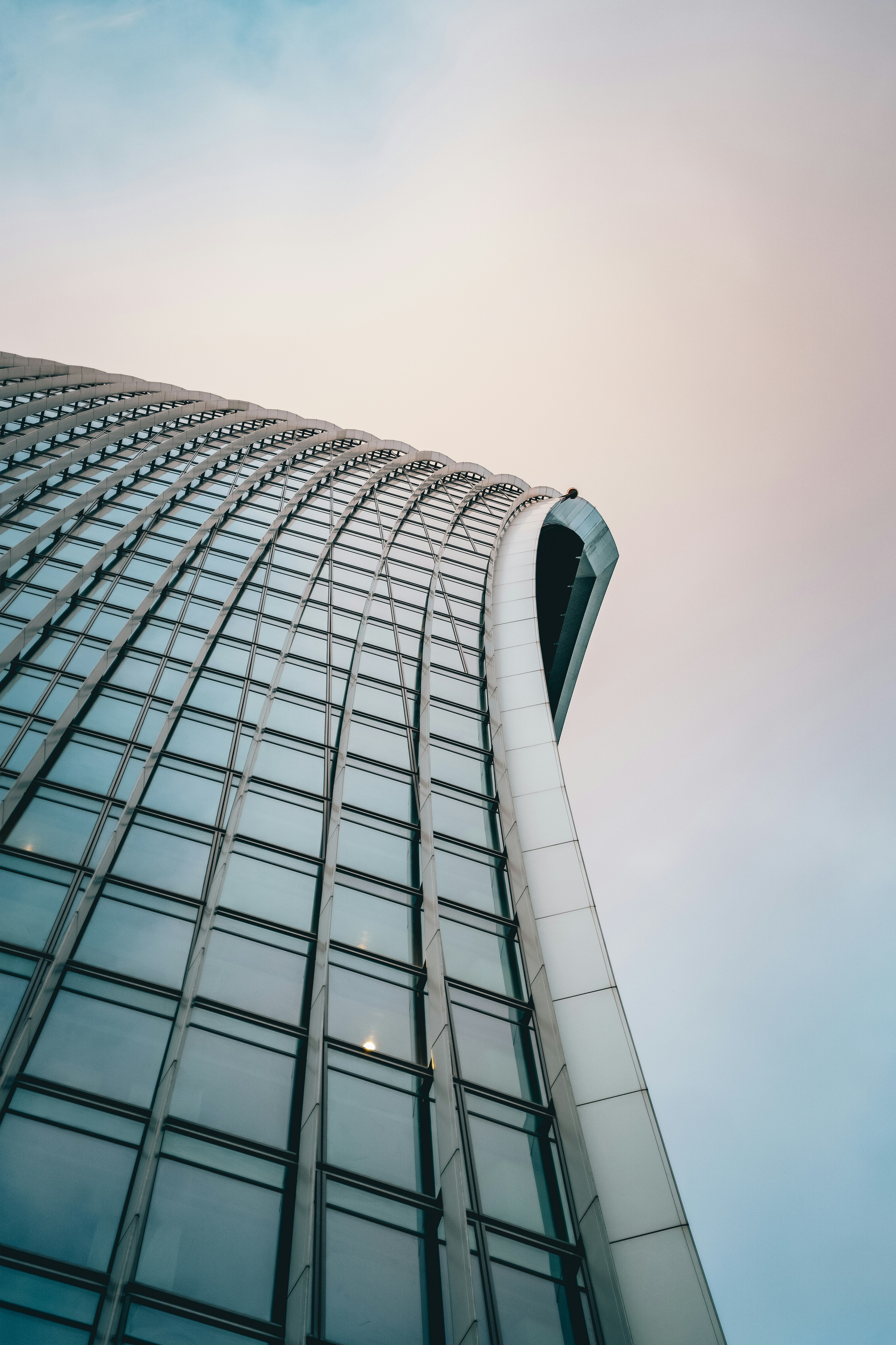 low angle photography of high rise building